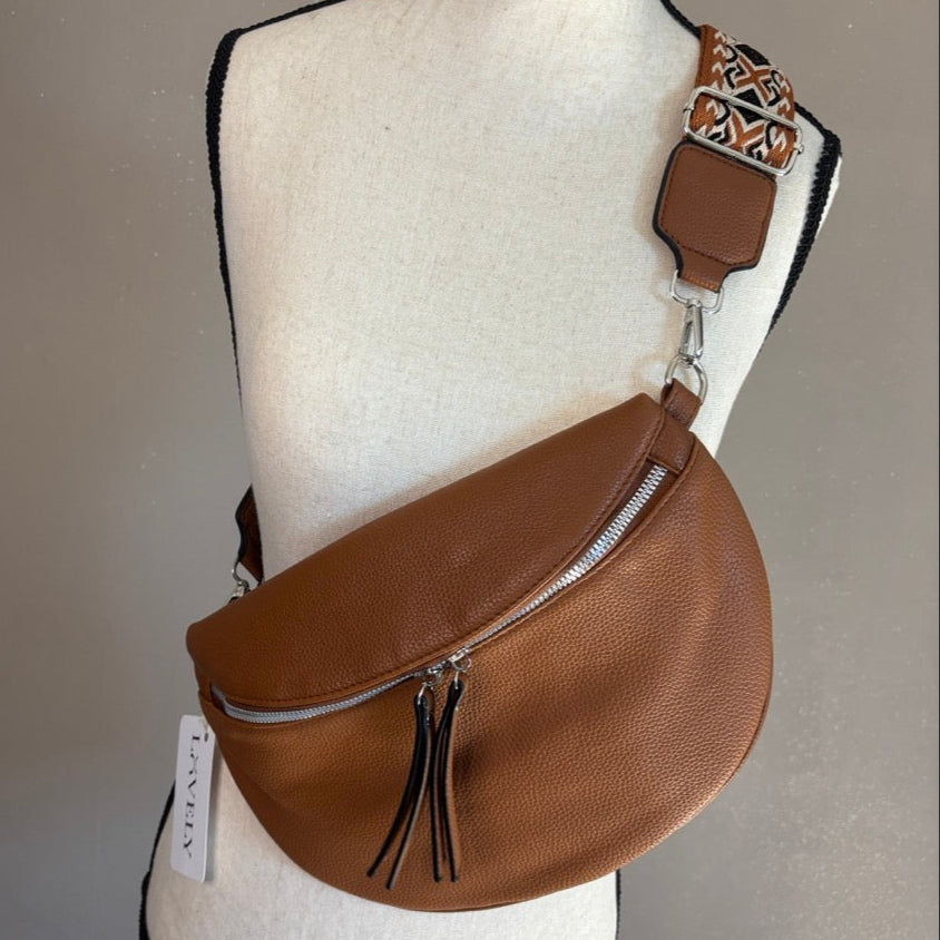Sac banane marron