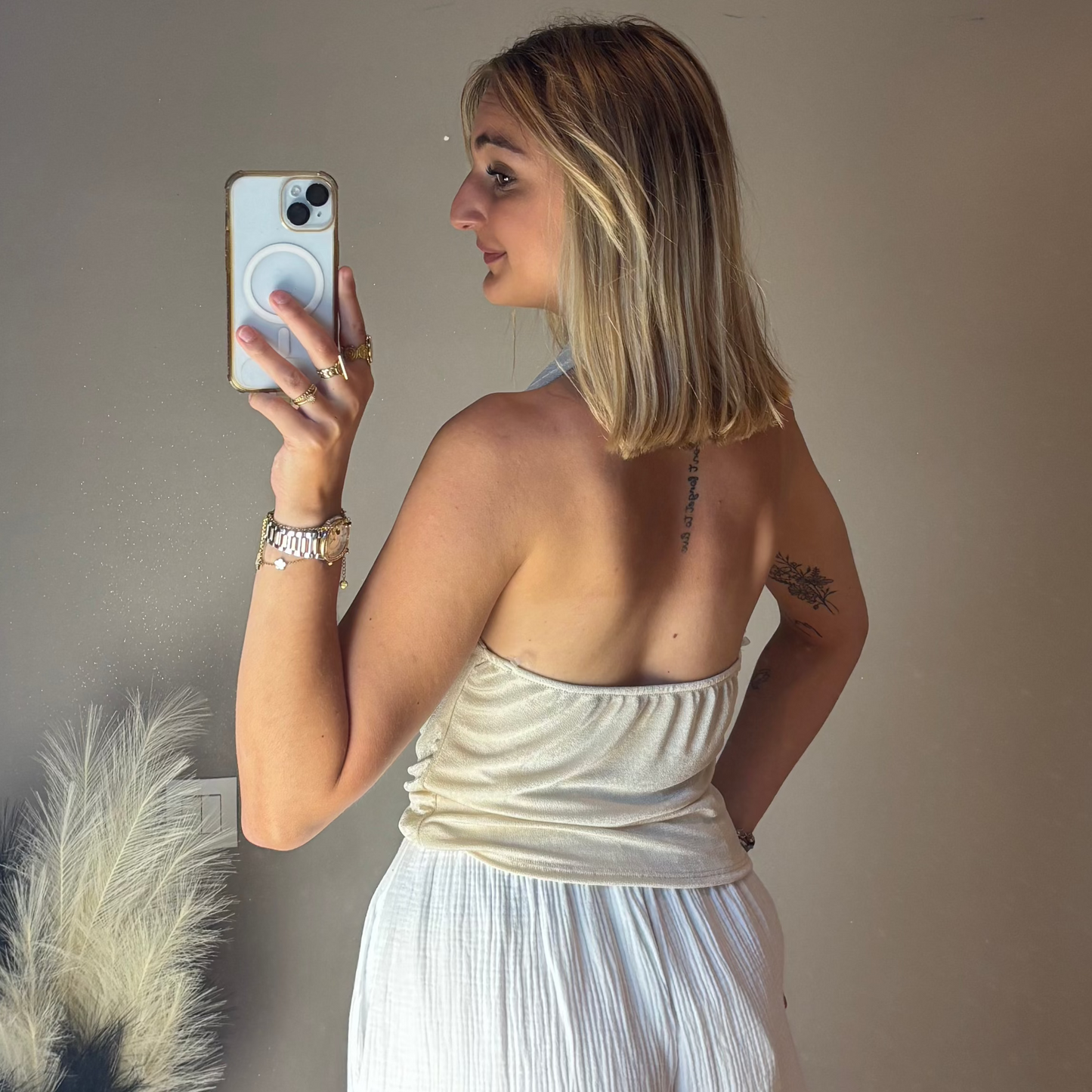 Top Félicie Beige