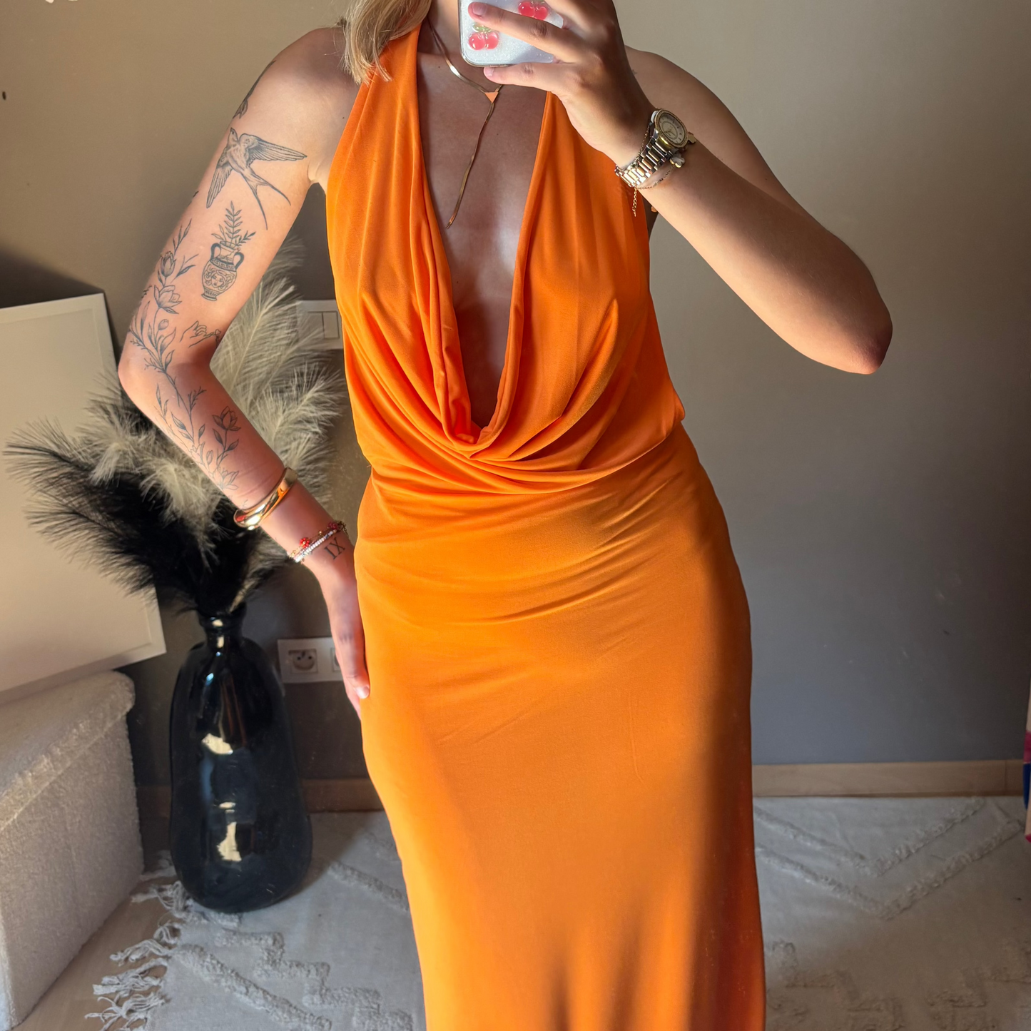 Robe longue Léontine