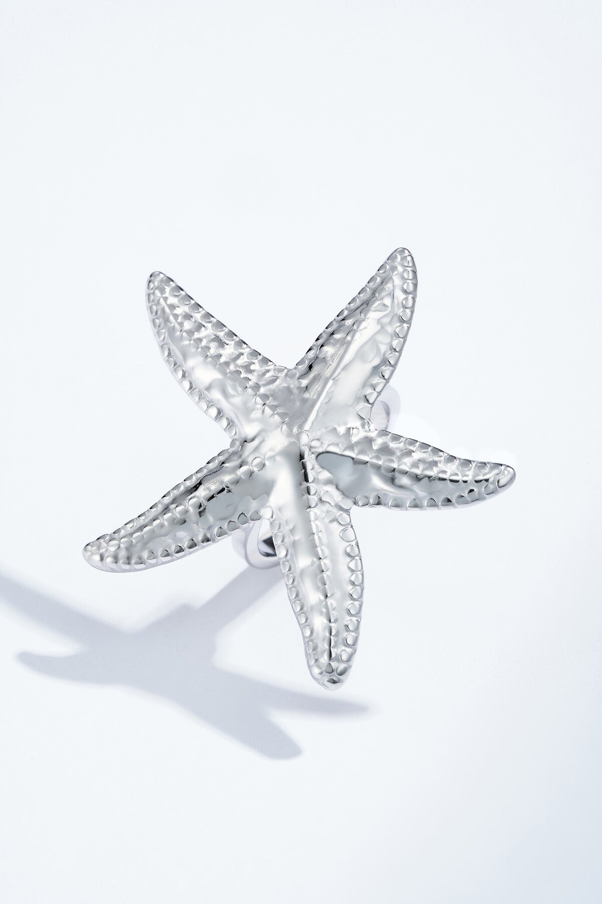 Bague étoile de mer argent
