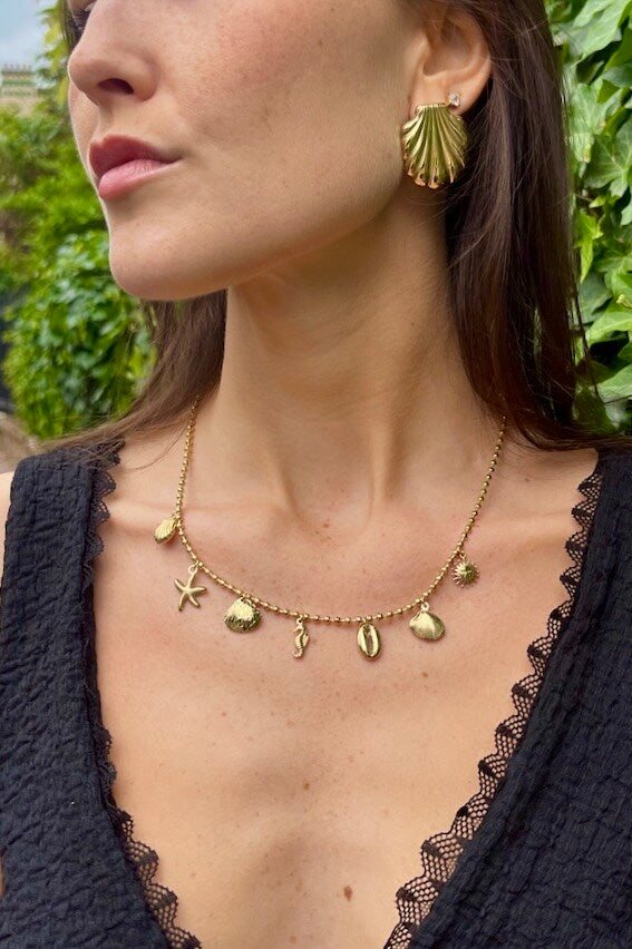 Collier coquillages