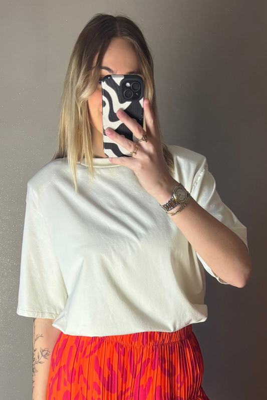 T-shirt avec épaulettes Ella