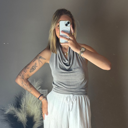 Top Félicie Gris