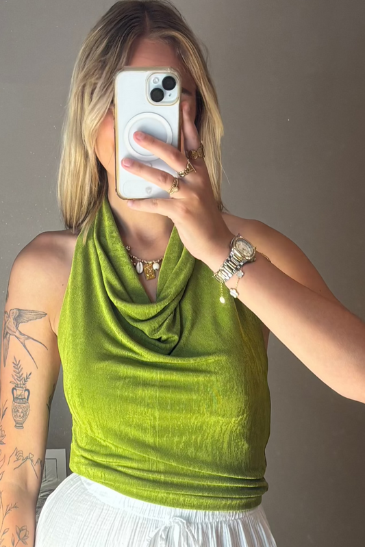 Top Félicie Vert Pomme