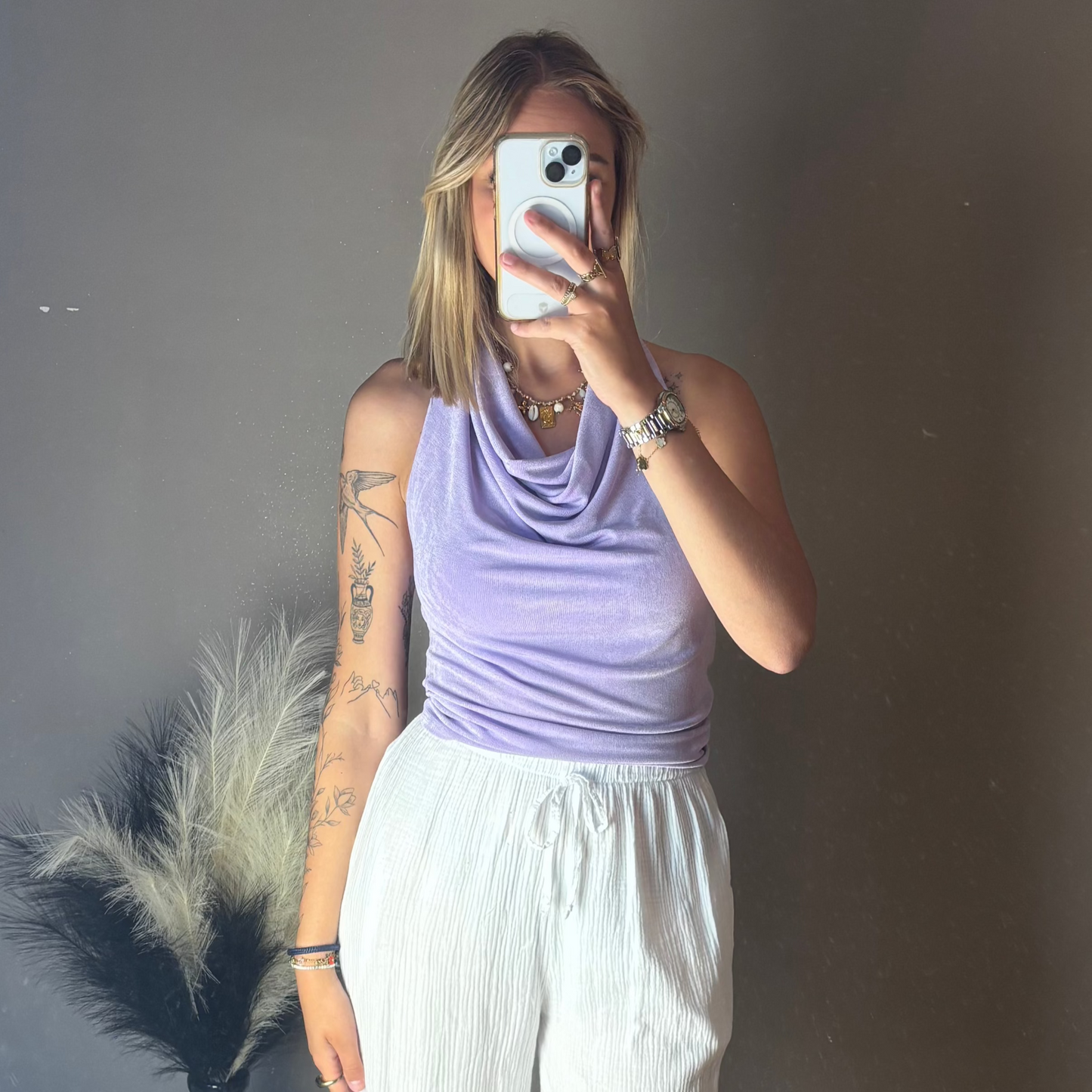 Top Félicie Lila