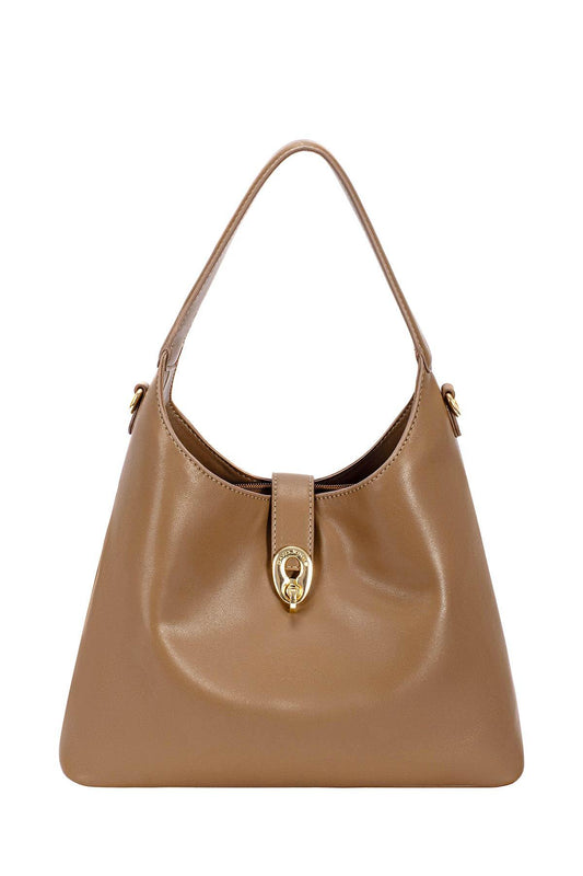 Sac épaule brun
